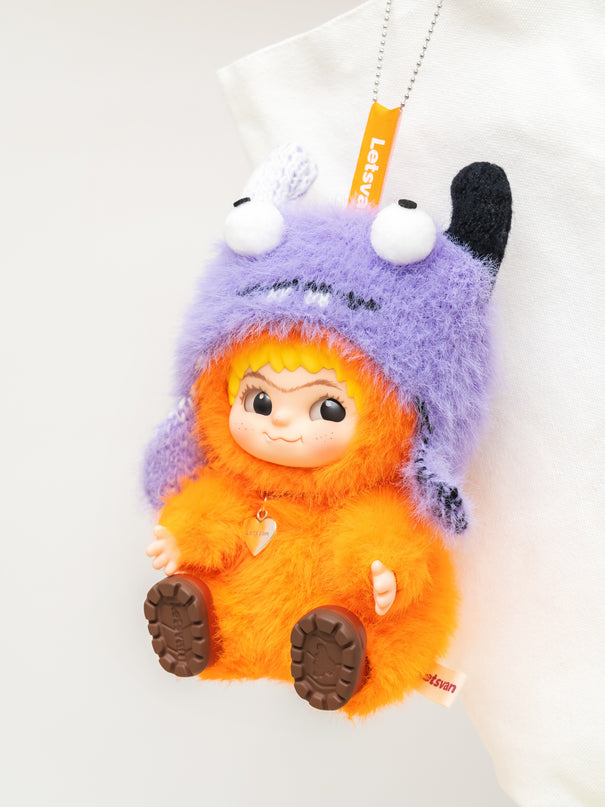 WAKUKU pehme võtmehoidja pimepakk Fuzzy Trendy Fun Party