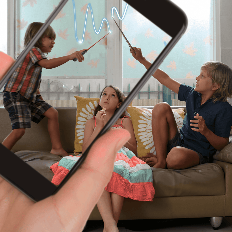 HARRY POTTER Valgusega joonistamise võlukepp - Harry Potter, 35 cm