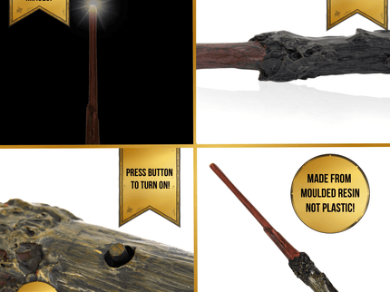 HARRY POTTER Lumos võlukepp - Harry Potter, 18 cm