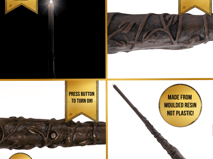 HARRY POTTER Lumos võlukepp - Hermione Granger, 18 cm