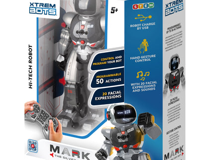 XTREM BOTS Robot Silver "Mark"