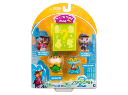 ZOOTOPIA Kujud, 5 tk komplektis, 5 cm