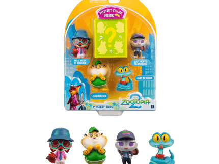 ZOOTOPIA Kujud, 5 tk komplektis, 5 cm