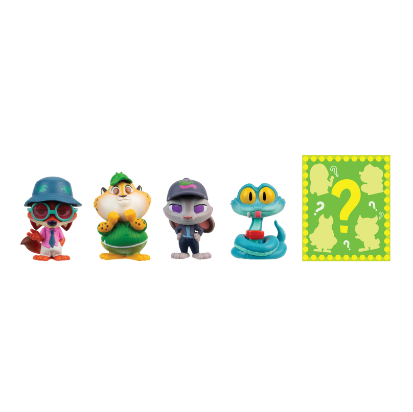 ZOOTOPIA Kujud, 5 tk komplektis, 5 cm