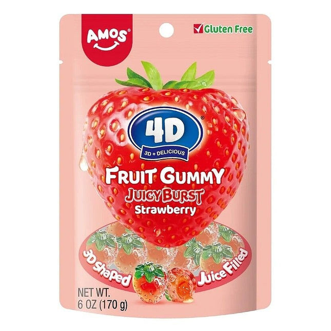Amos 4D Fruit Gummy Strawberry kommid