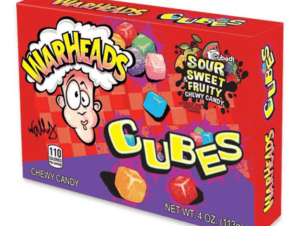 Warheads Chewy Cubes Box kommid